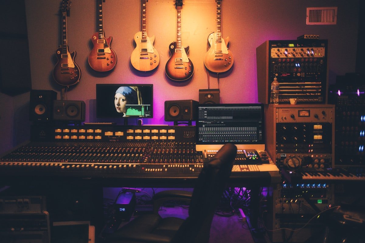 A professional studio mixing desk — the quality bar your releases meet